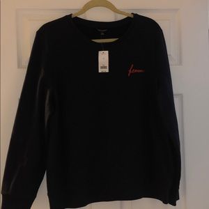 Navy blue sweatshirt